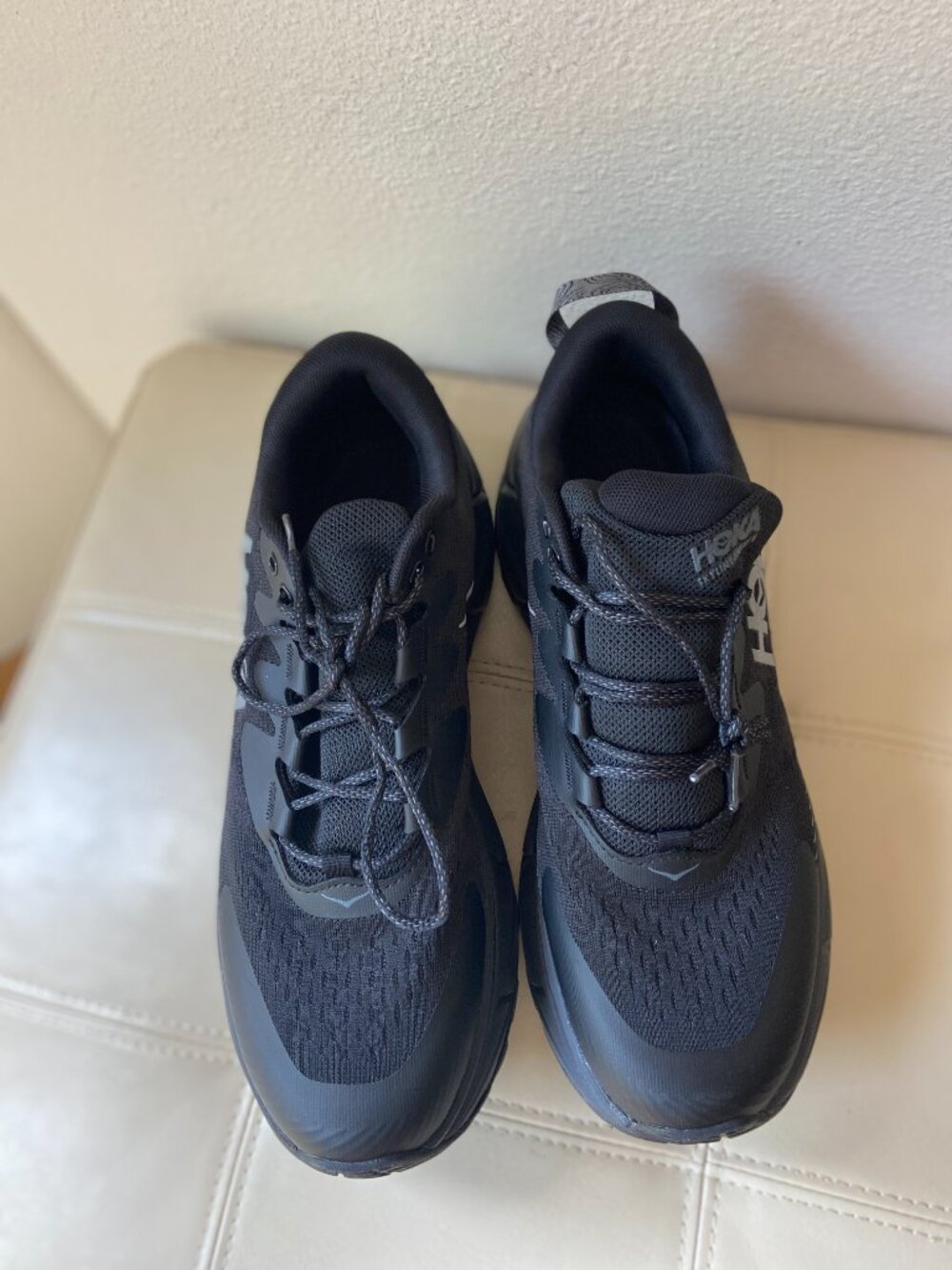 Hoka One One Skyline Float X Low Triple Black 1143430-BBLC Men's 11D - Picture 3 of 5